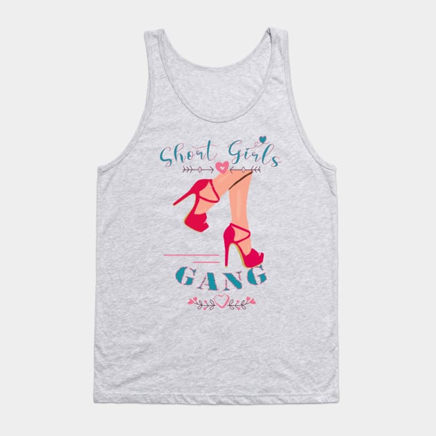 Short Girls Gang Tank Top by By Diane Maclaine